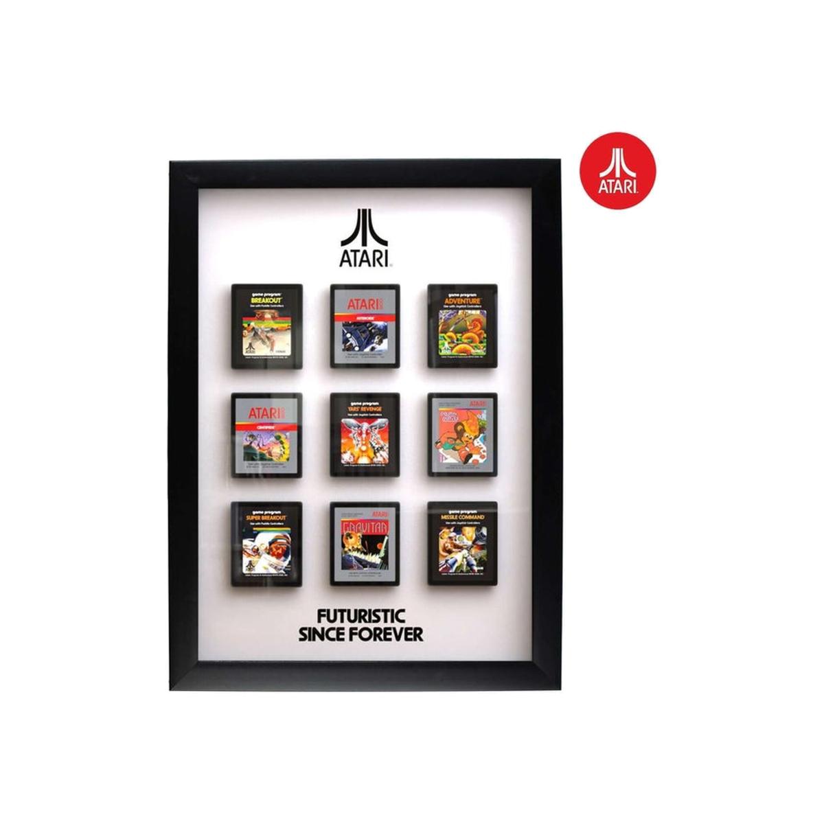 Official Atari Cartridges 3D Wall Art - Multi-colour