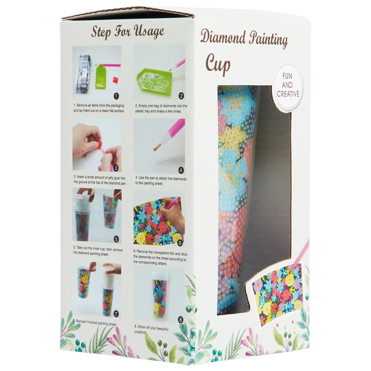 Assorted Diamond Painting Cup - Multicolour – image 6