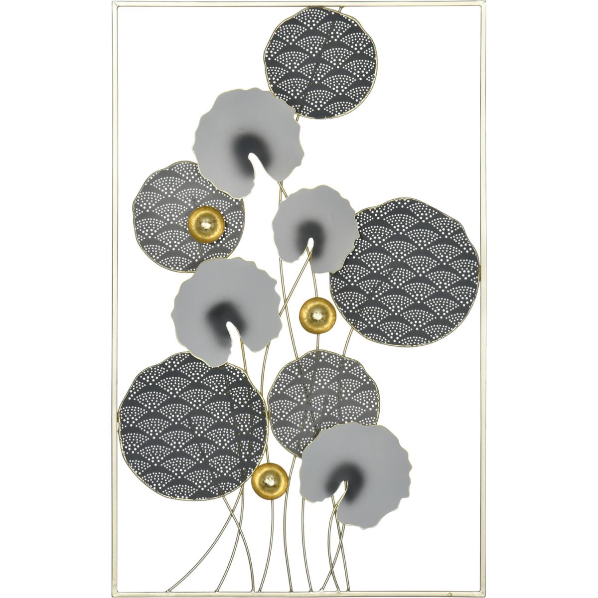 3D Wall Art Modern Lotus Leaves Hanging Wall Sculpture Home Decor - Multi-Colour – image 6