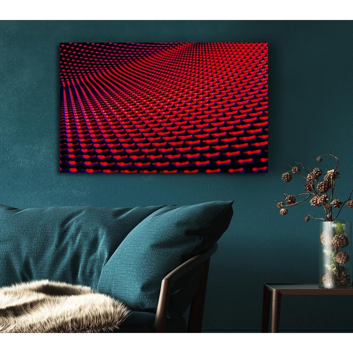 Red Movement Canvas Print Wall Art - Yellow / 81.28cm – image 5