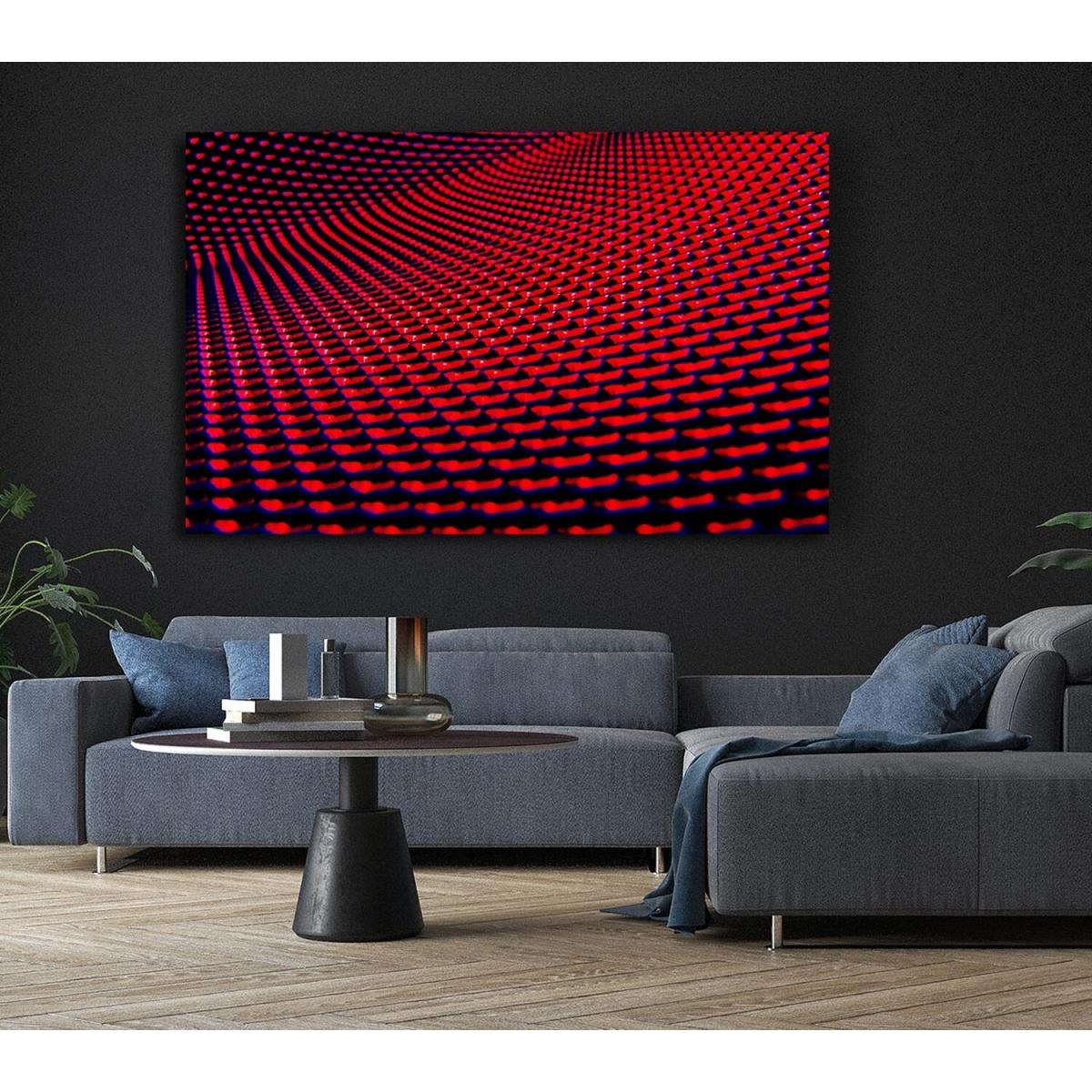 Red Movement Canvas Print Wall Art - Yellow / 81.28cm – image 6
