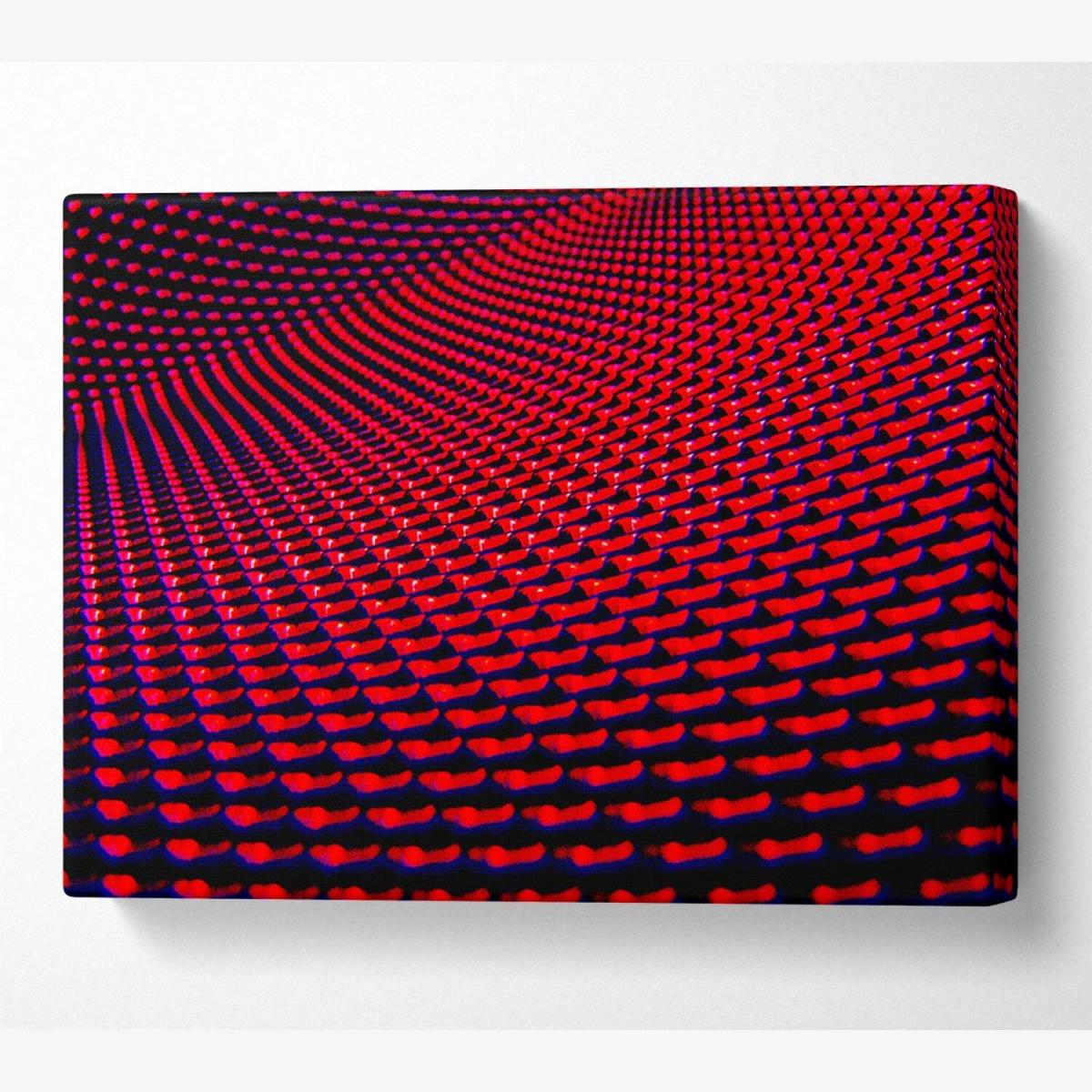 Red Movement Canvas Print Wall Art - Yellow / 81.28cm – image 1