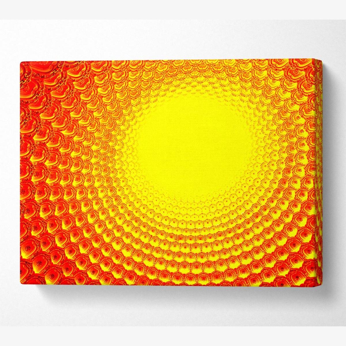 Rays Of The Golden Sun Canvas Print Wall Art - Yellow / 81.28cm – image 1