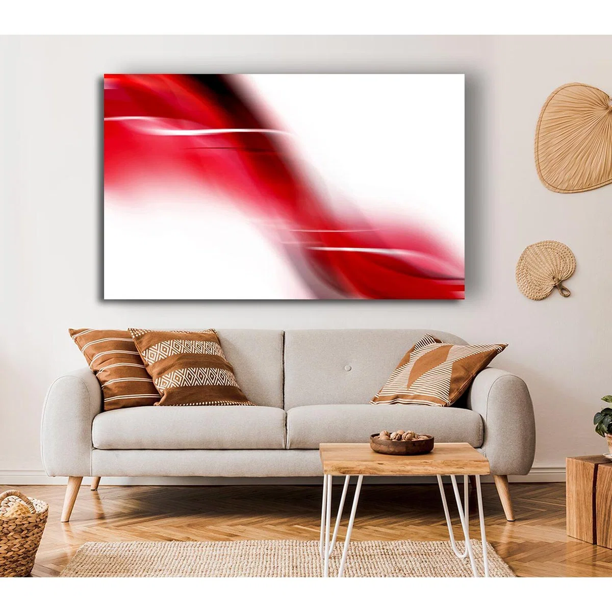 Red Rapid Canvas Print Wall Art - Yellow / 50.8cm – image 4