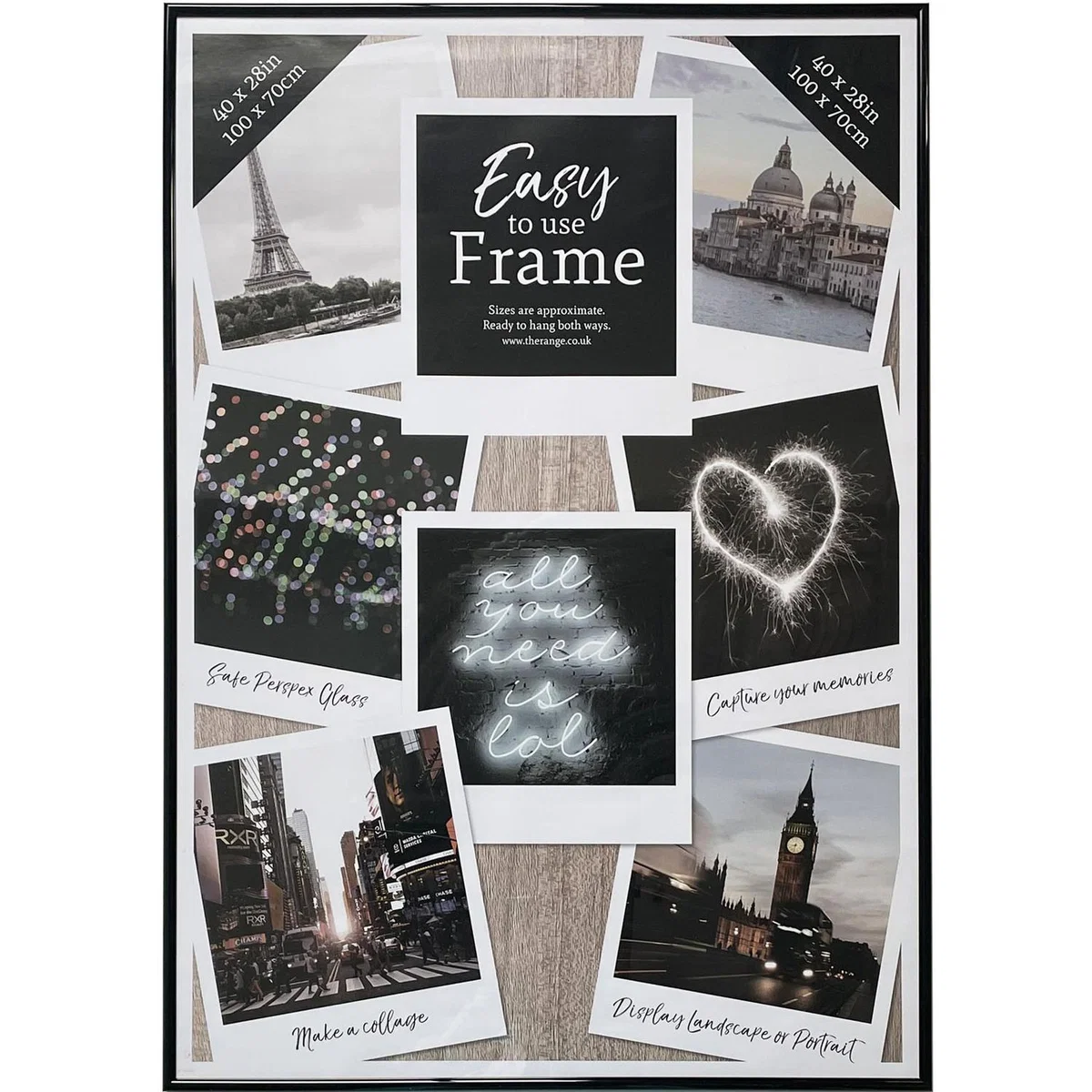 Easy Photo Frame - Black / 39x28in – image 2
