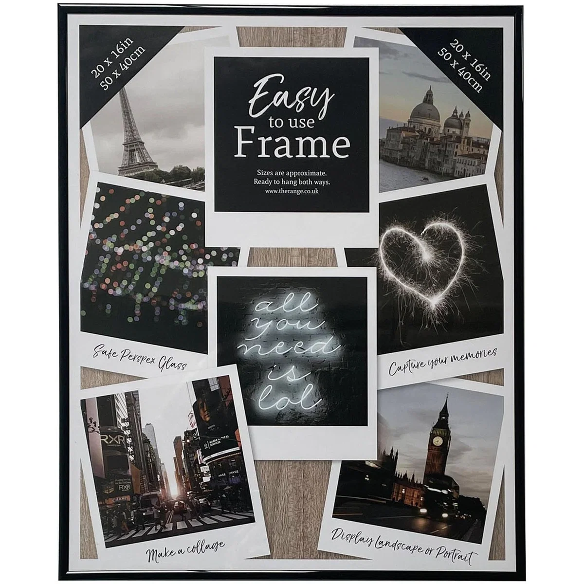 Easy Photo Frame - Black / 39x28in – image 5