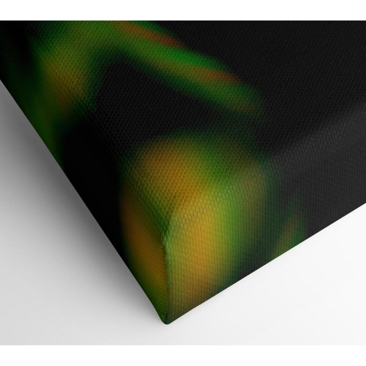 Piercing Green Canvas Print Wall Art - Yellow / 35.56cm – image 2