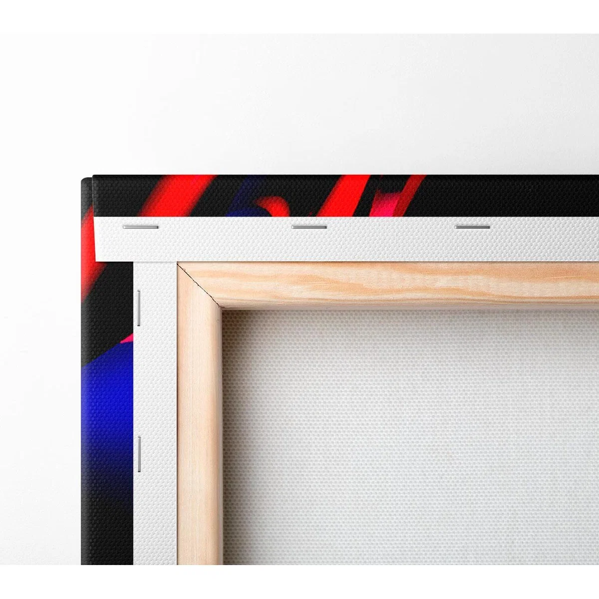 Red Tubular Canvas Print Wall Art - Yellow / 50.8cm – image 3