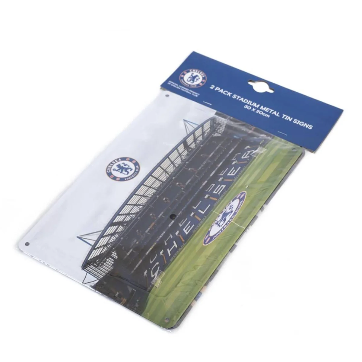 Chelsea FC Stadium Sign (Pack of 2) - Blue/White/Green – image 2