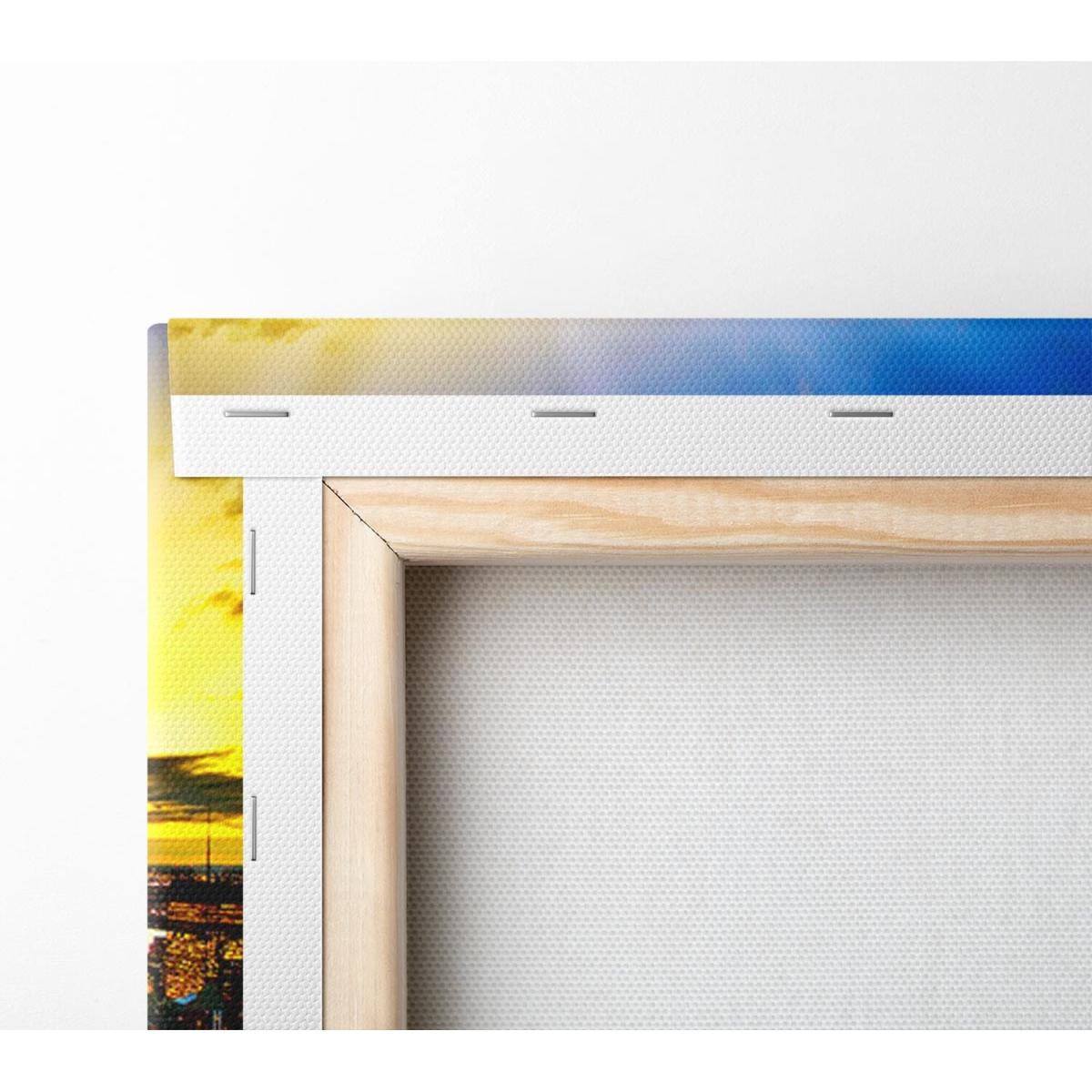 City Of The Golden Sun Canvas Print Wall Art - Yellow / 50.8cm – image 3