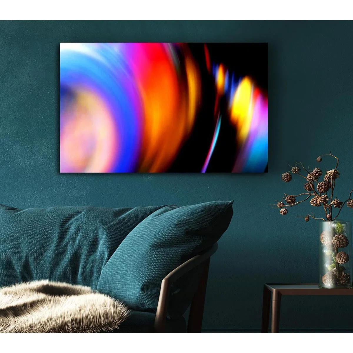 Magic Roundabout Canvas Print Wall Art - Yellow / 81.28cm – image 4