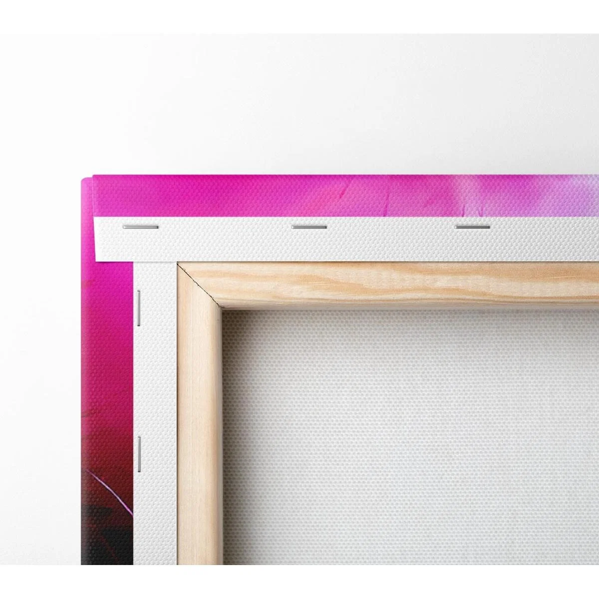 Pink Fury Canvas Print Wall Art - Yellow / 66.04cm – image 3
