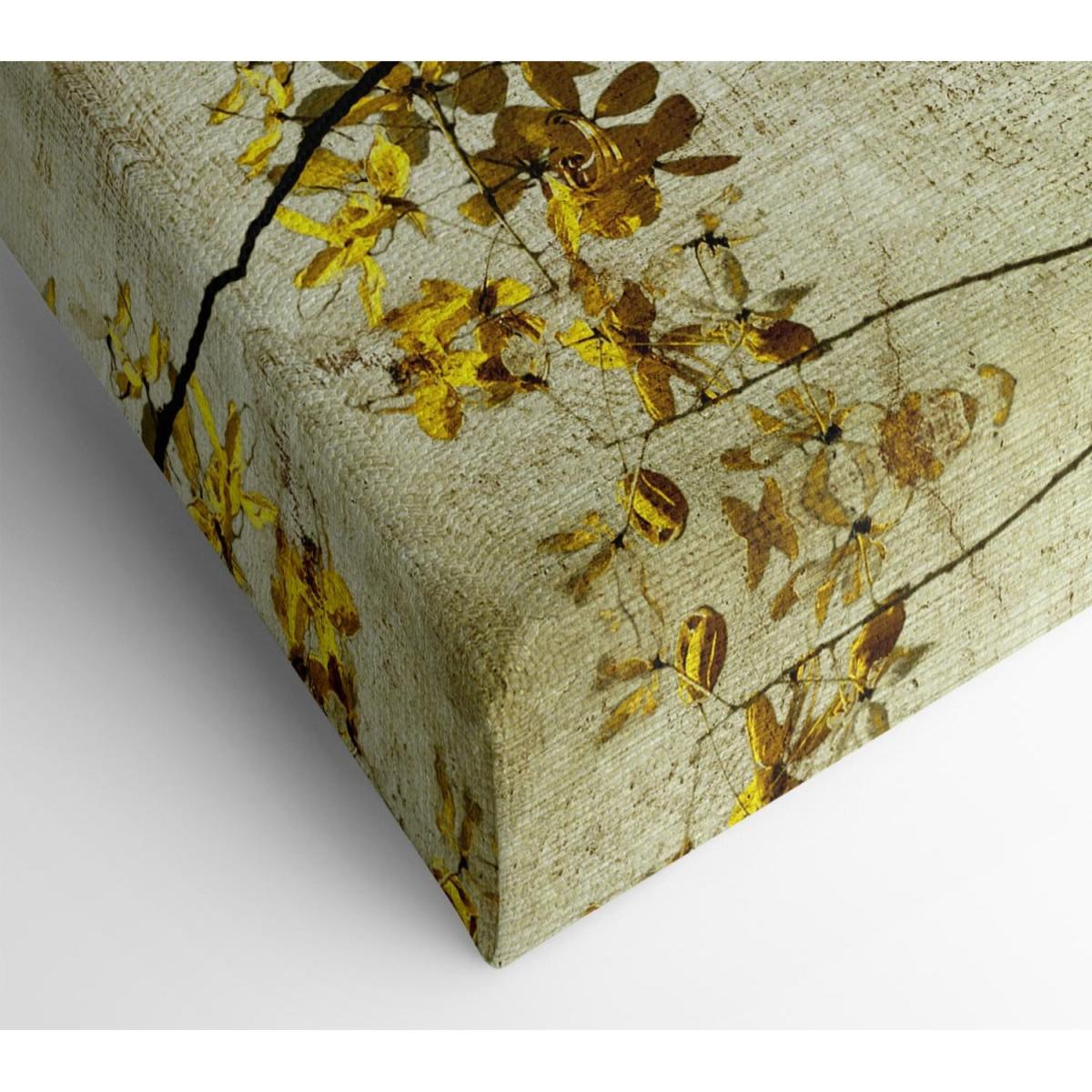 The Golden Winter Leaves Canvas Print Wall Art - Yellow / 81.28cm – image 2