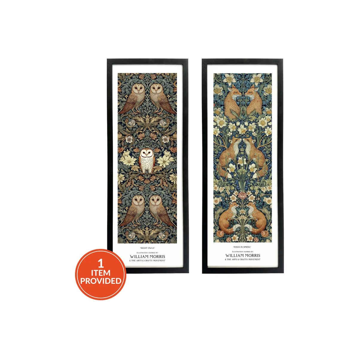 William Morris Inspired Animal Print – image 1