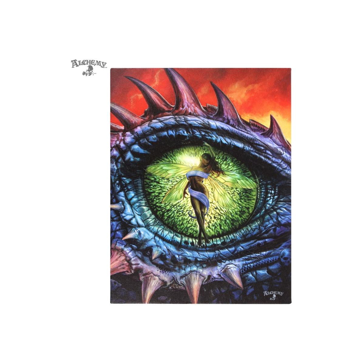 Behold The Basilisk Canvas Print - Multicolour – image 1