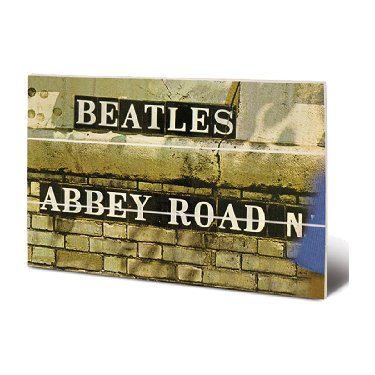 The Beatles (Abbey Road Weathered Sign) Wall Art – image 1