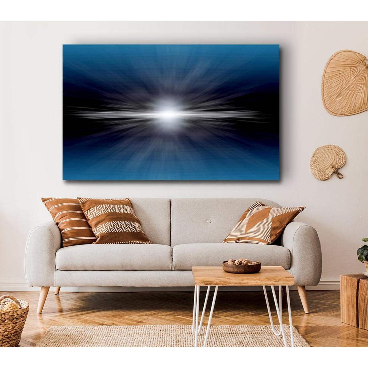 Surreal Sun Horizon Canvas Print Wall Art - Yellow / 50.8cm – image 4