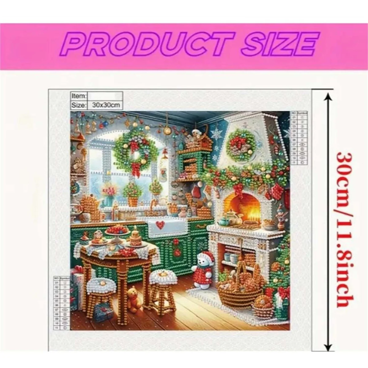 Christmas Kitchen Diamond Painting Kit - Multi – image 8