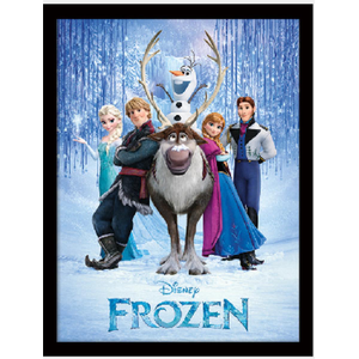 Frozen (Cast) Framed Print – image 2