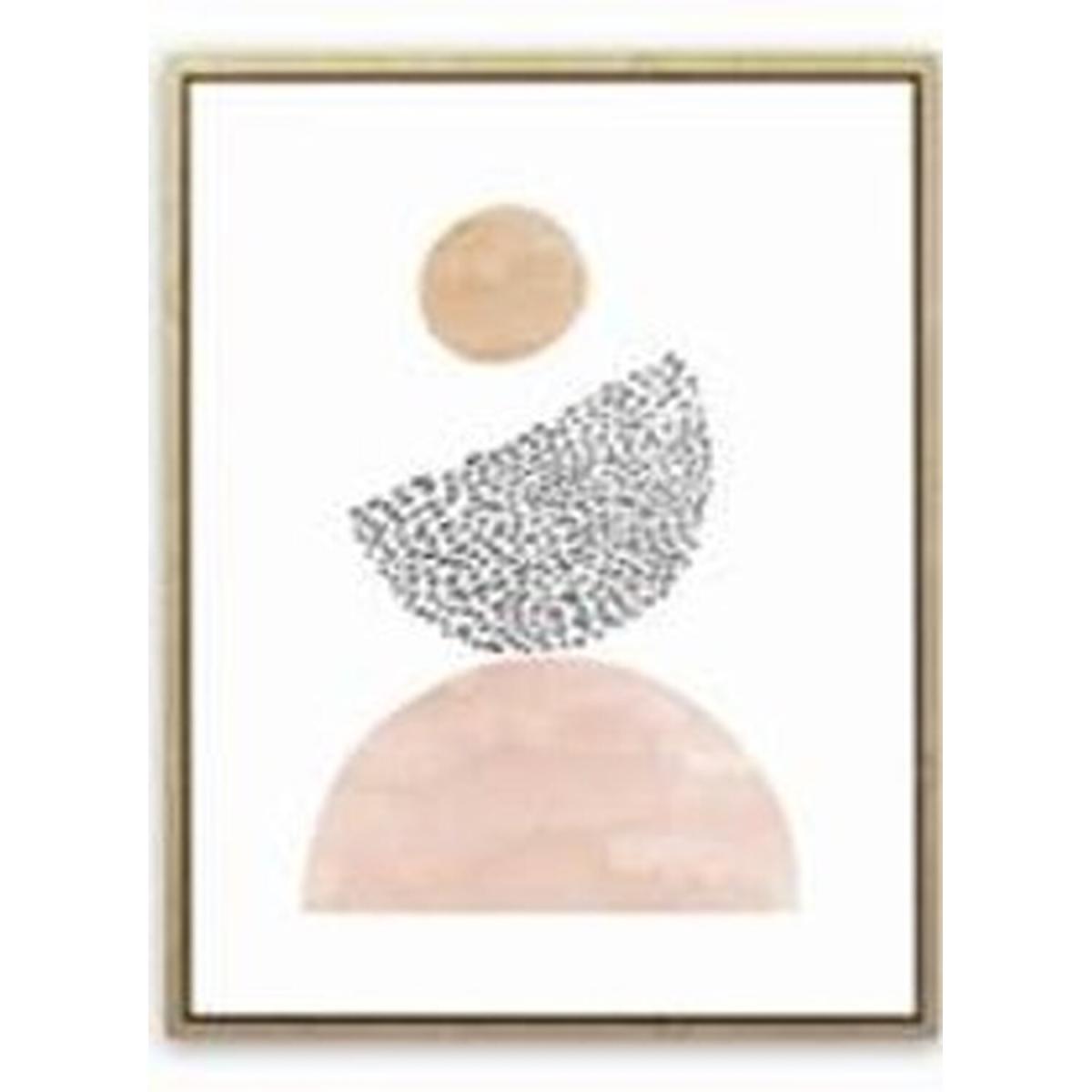 Abstract Shapes Framed Canvas – image 2