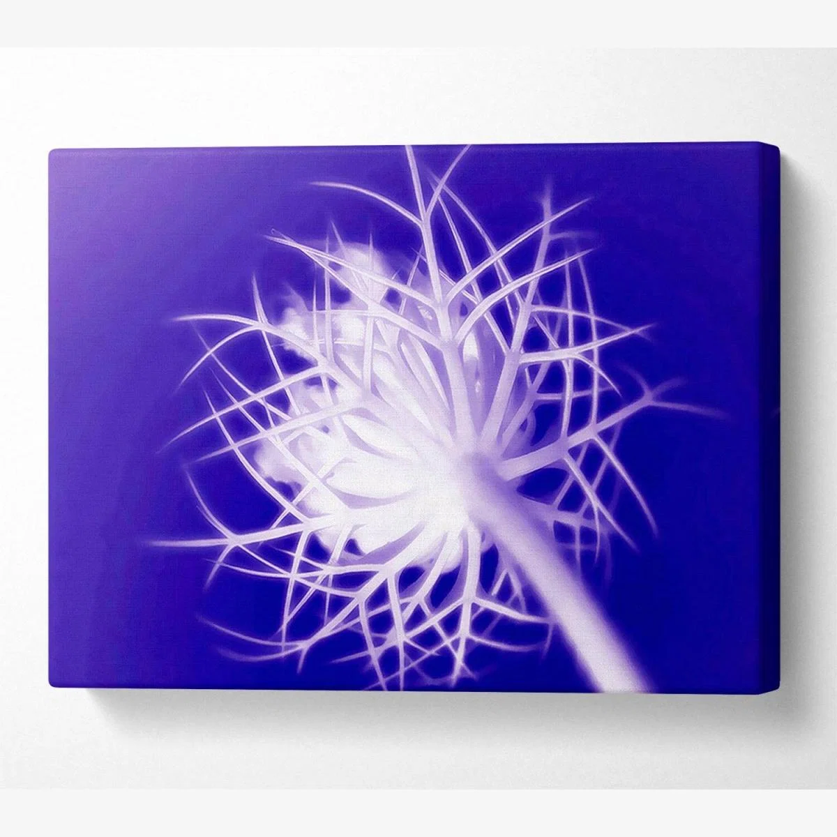 Purple Thorns Canvas Print Wall Art - Yellow / 35.56cm – image 1