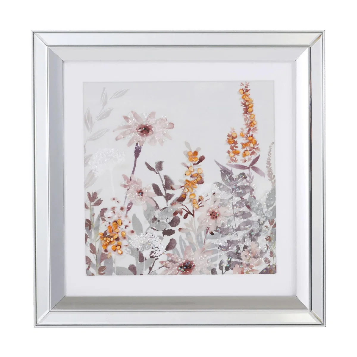 Floral Embellished Framed Art – image 2