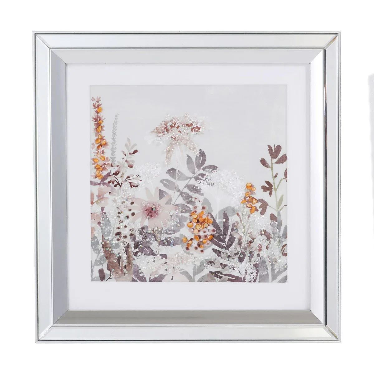 Floral Embellished Framed Art – image 3