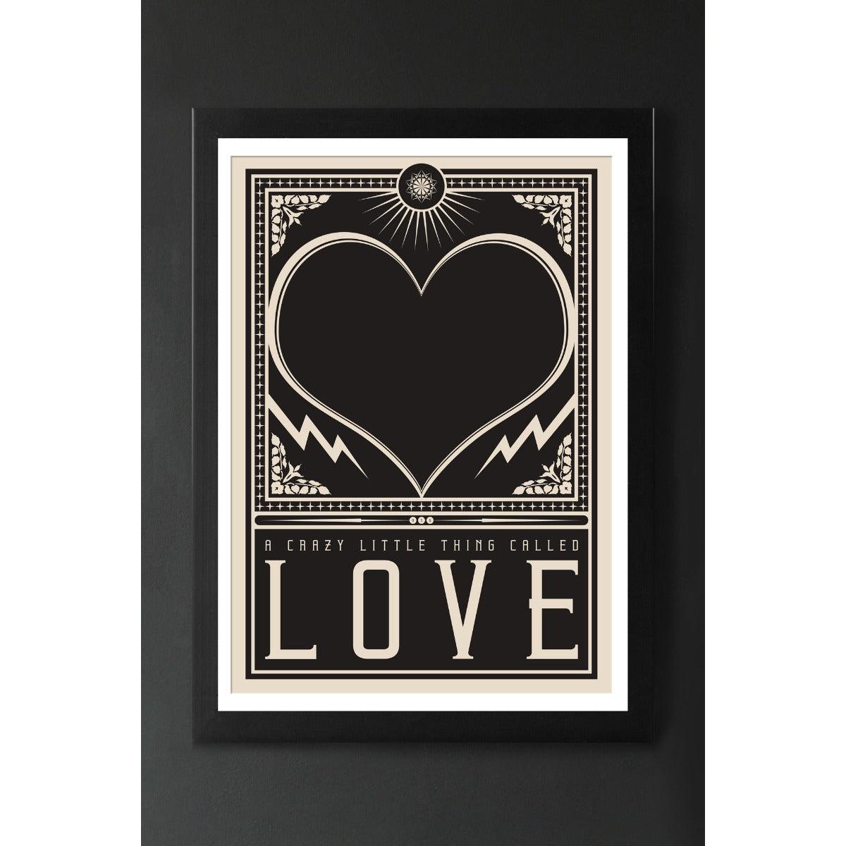 Framed Crazy Little Thing Called Love Art Print – image 3