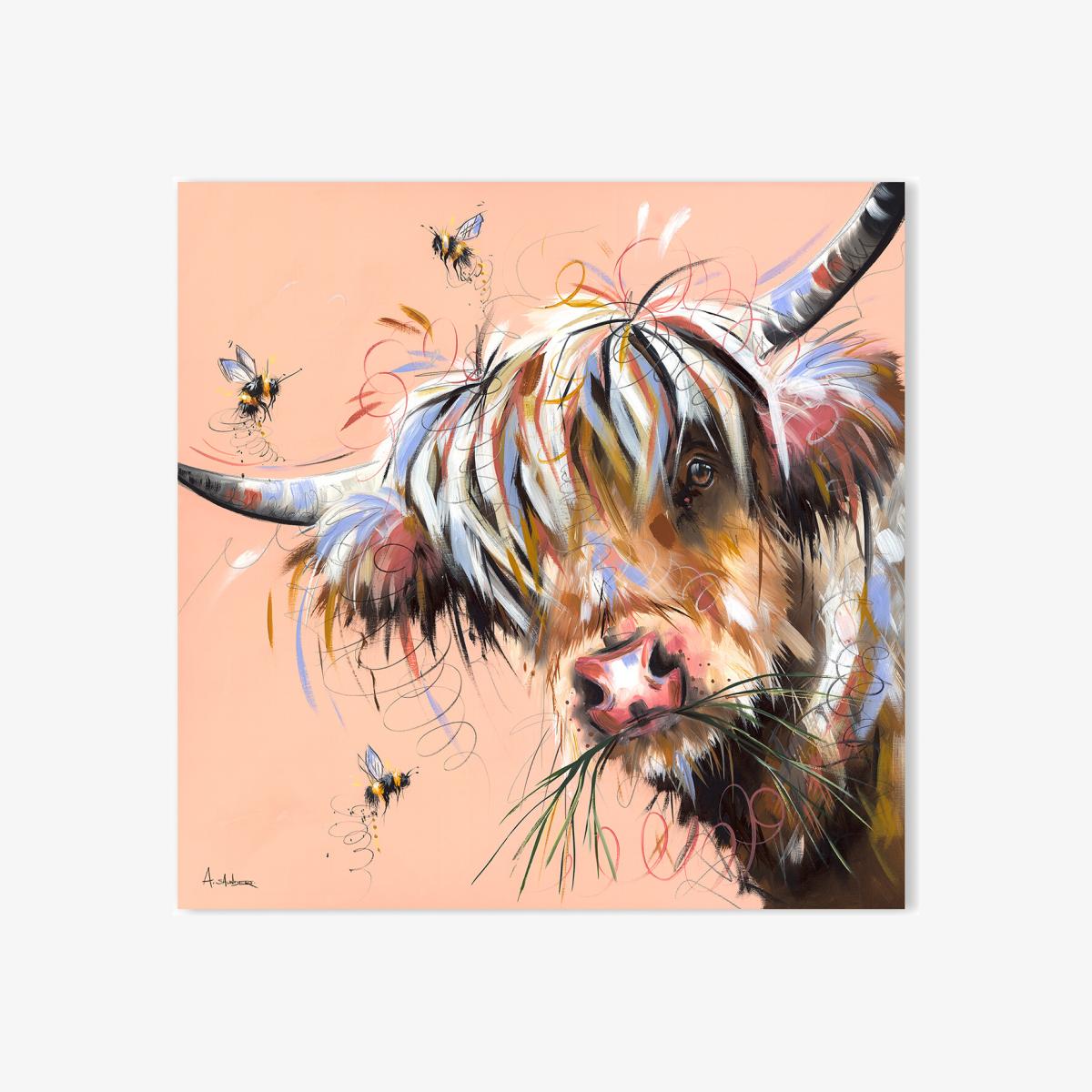 A.Saunders Peek A Moo Cow Canvas - Multicolour