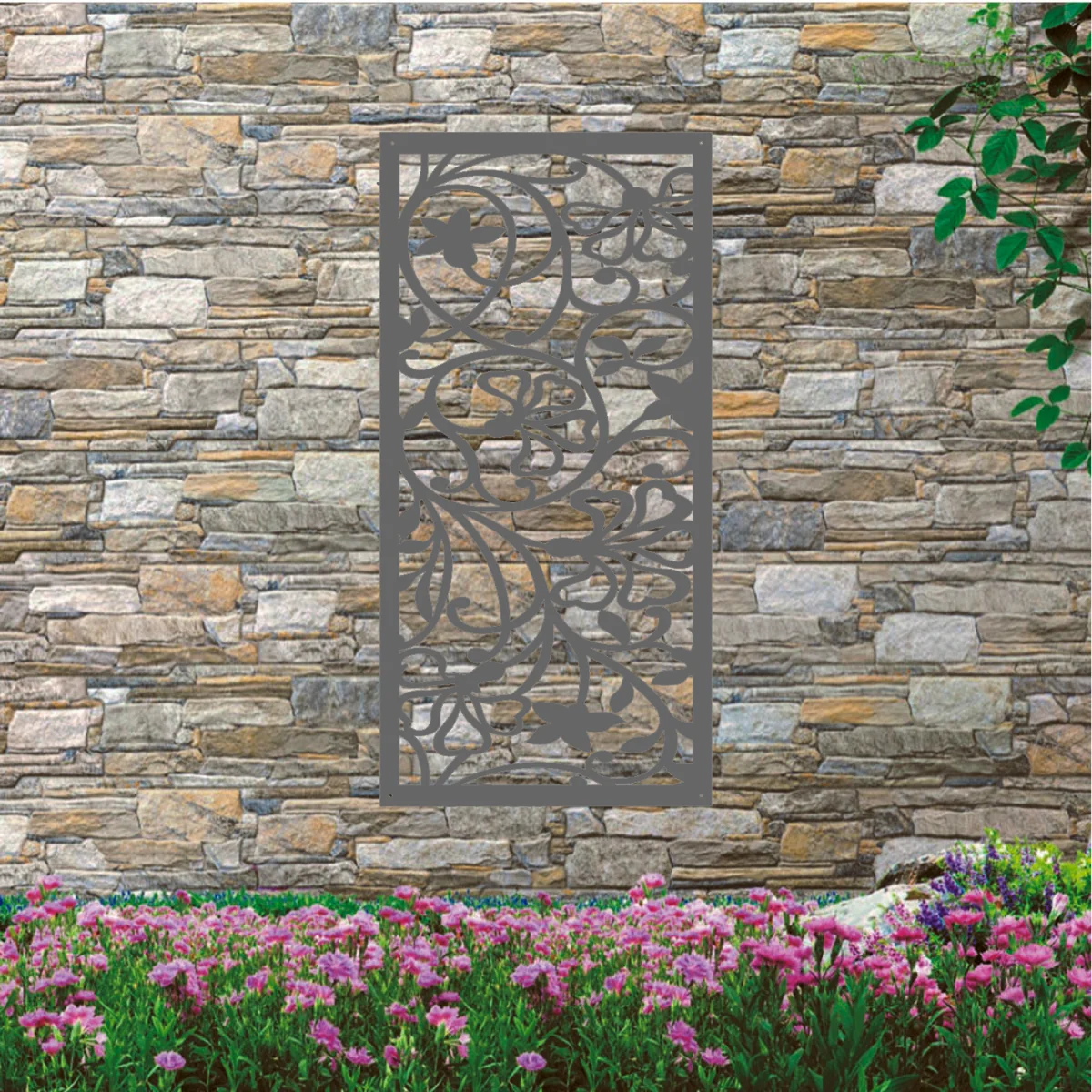 Brewume Screen Metal Wall Art - Anthracite grey – image 2