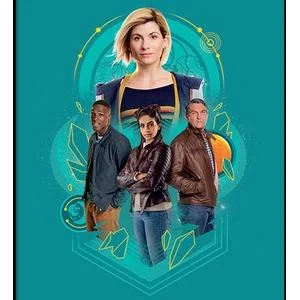 Doctor Who (Geometric Group) Framed Print – image 2