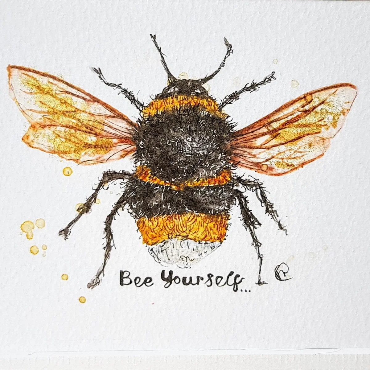Bee Yourself A4 Print – image 1
