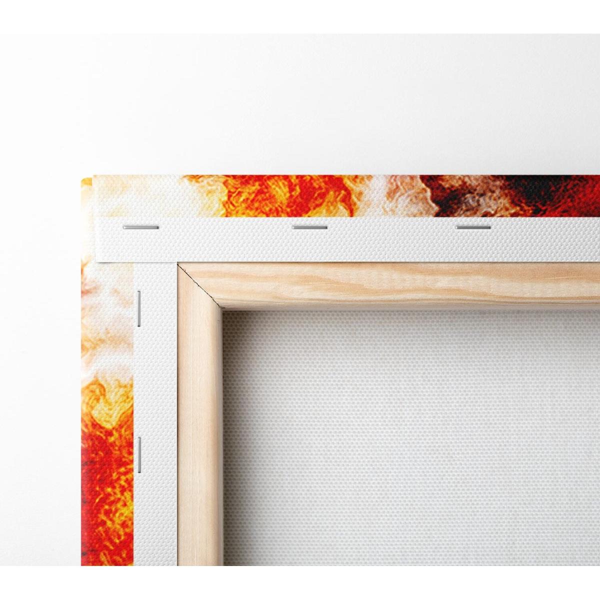 In The Flame Canvas Print Wall Art - Yellow / 35.56cm – image 3