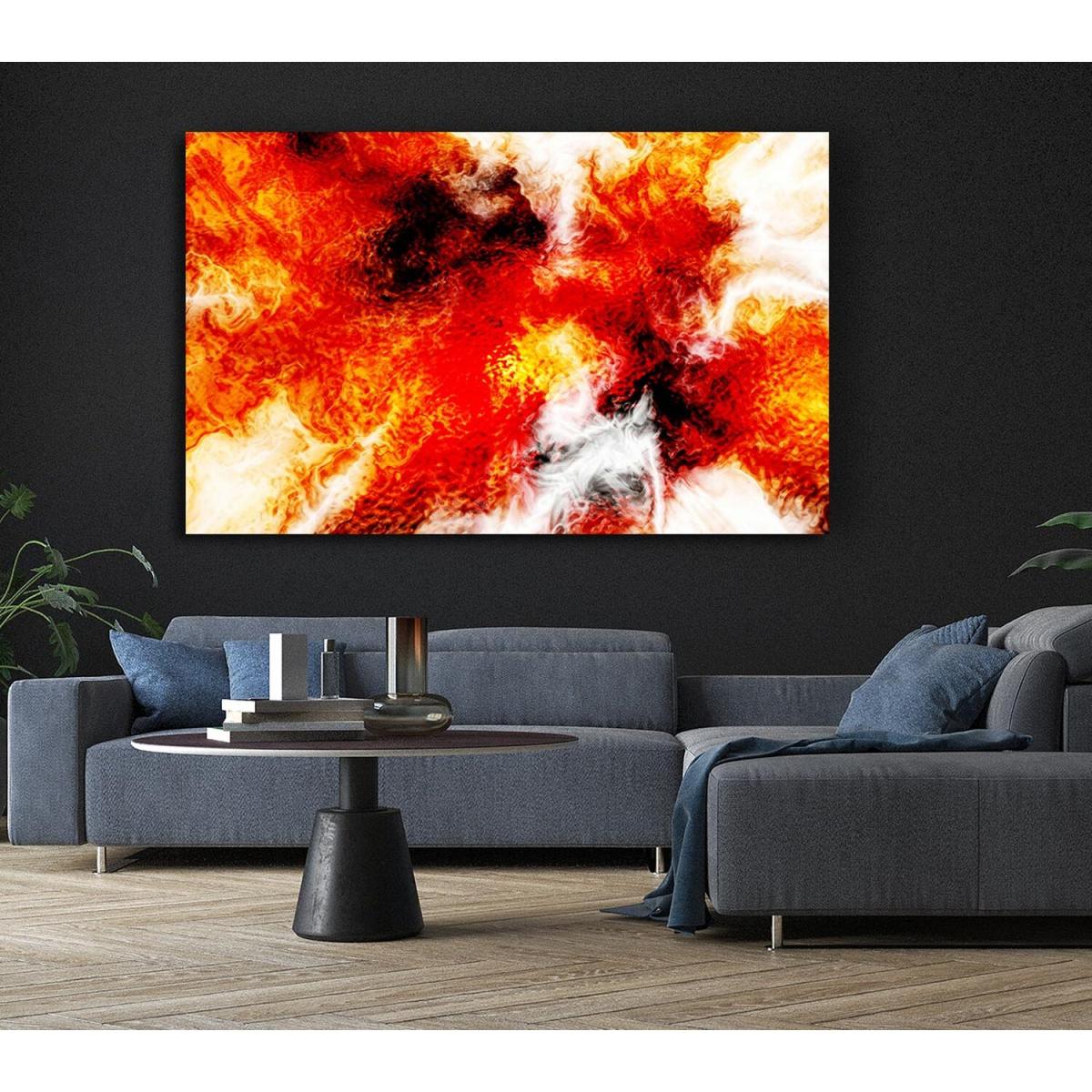 In The Flame Canvas Print Wall Art - Yellow / 35.56cm – image 6