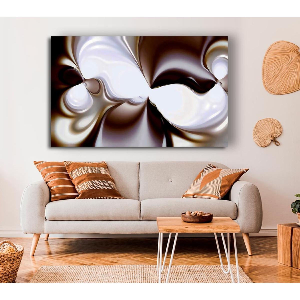 Chocolate Cream Canvas Print Wall Art - Yellow / 81.28cm – image 4