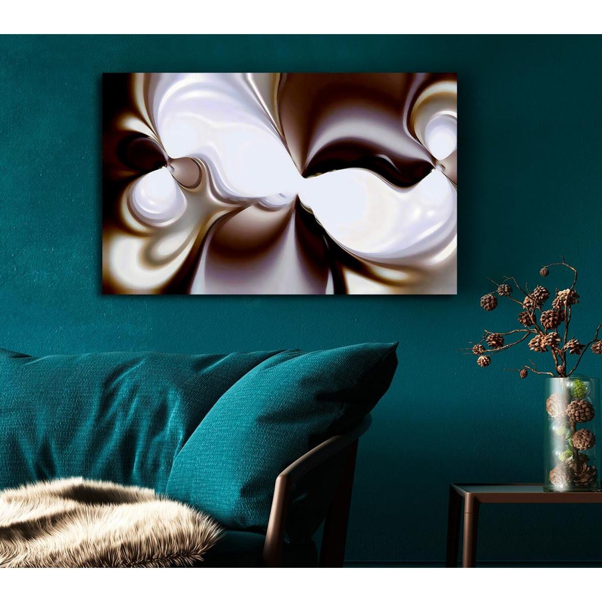 Chocolate Cream Canvas Print Wall Art - Yellow / 81.28cm – image 5