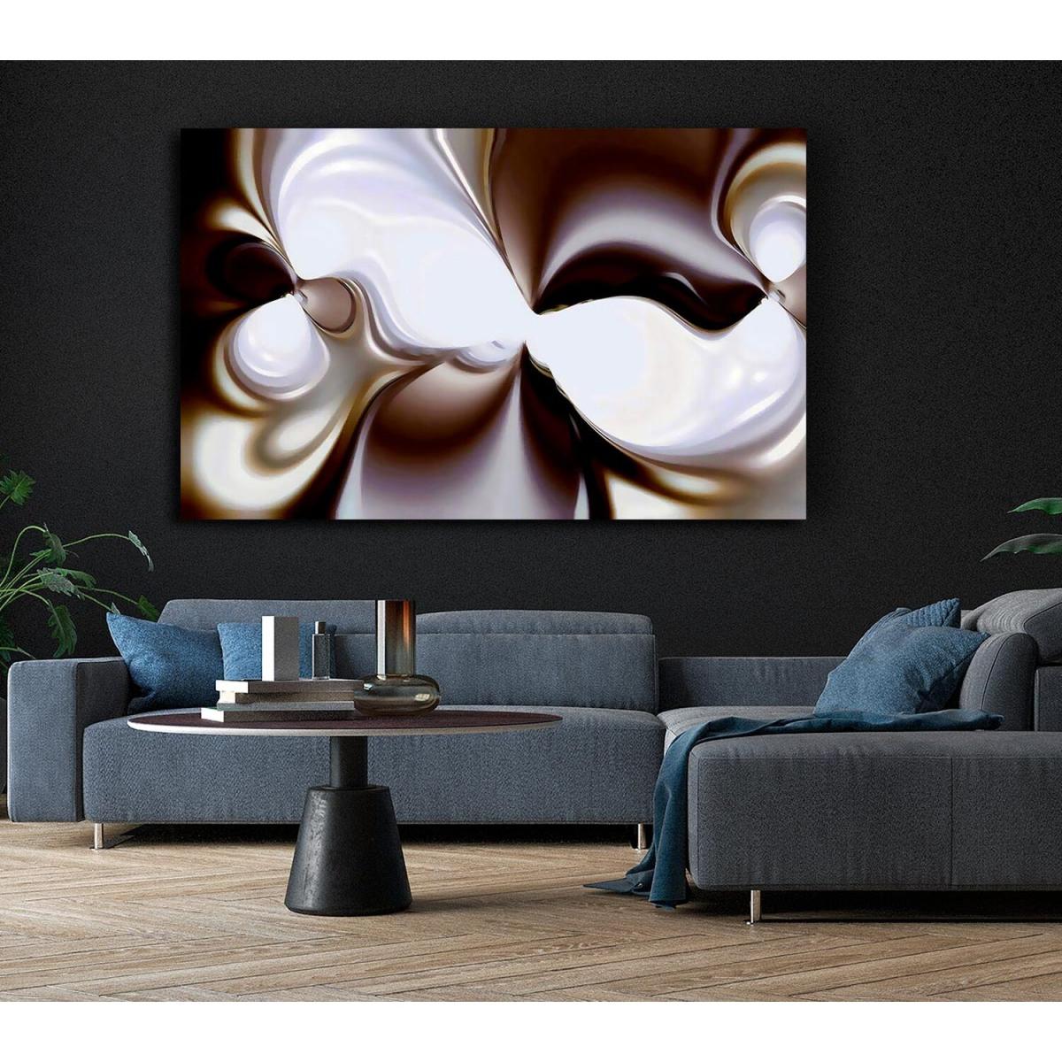 Chocolate Cream Canvas Print Wall Art - Yellow / 81.28cm – image 6