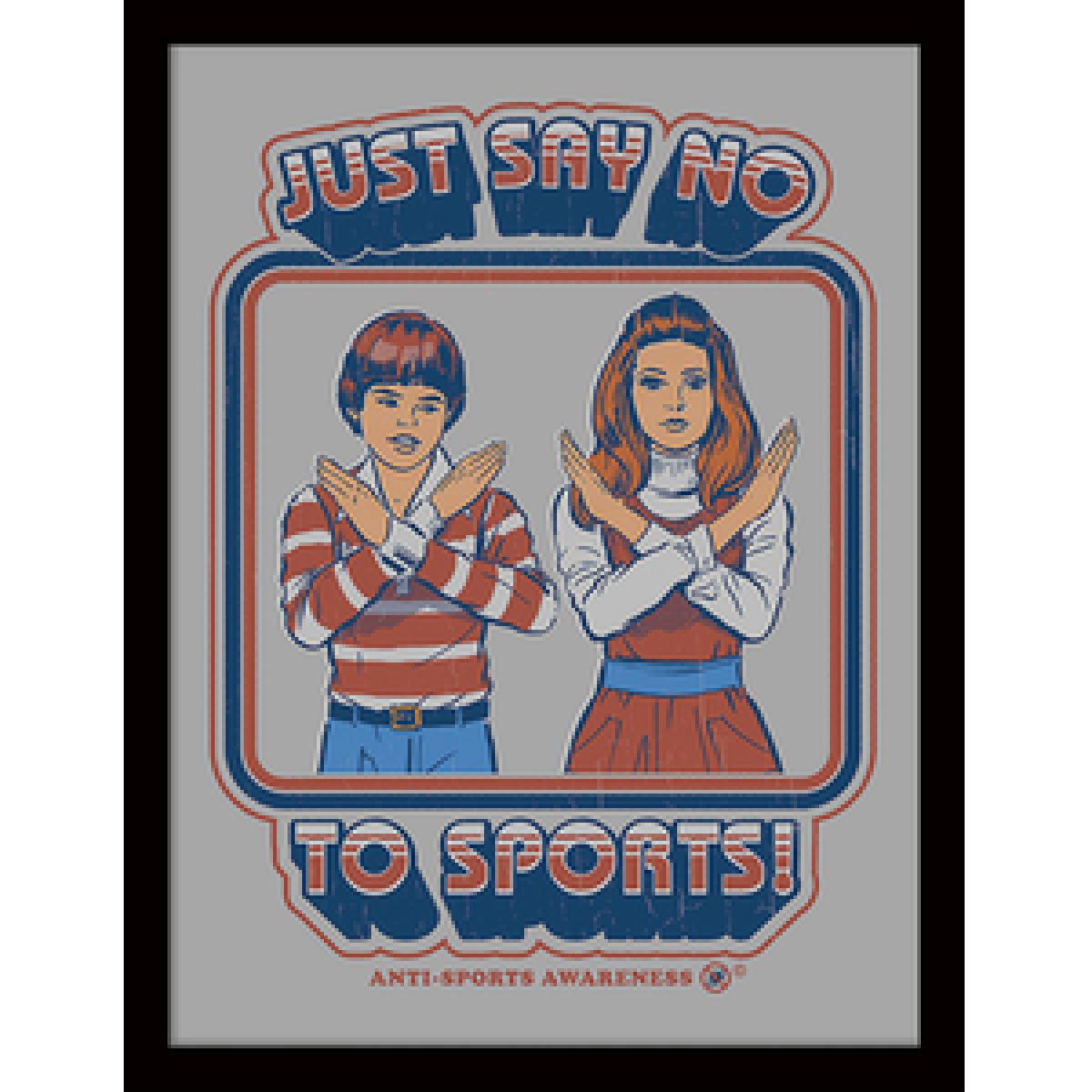 Steven Rhodes (Just Say No To Sports) Framed Print – image 2