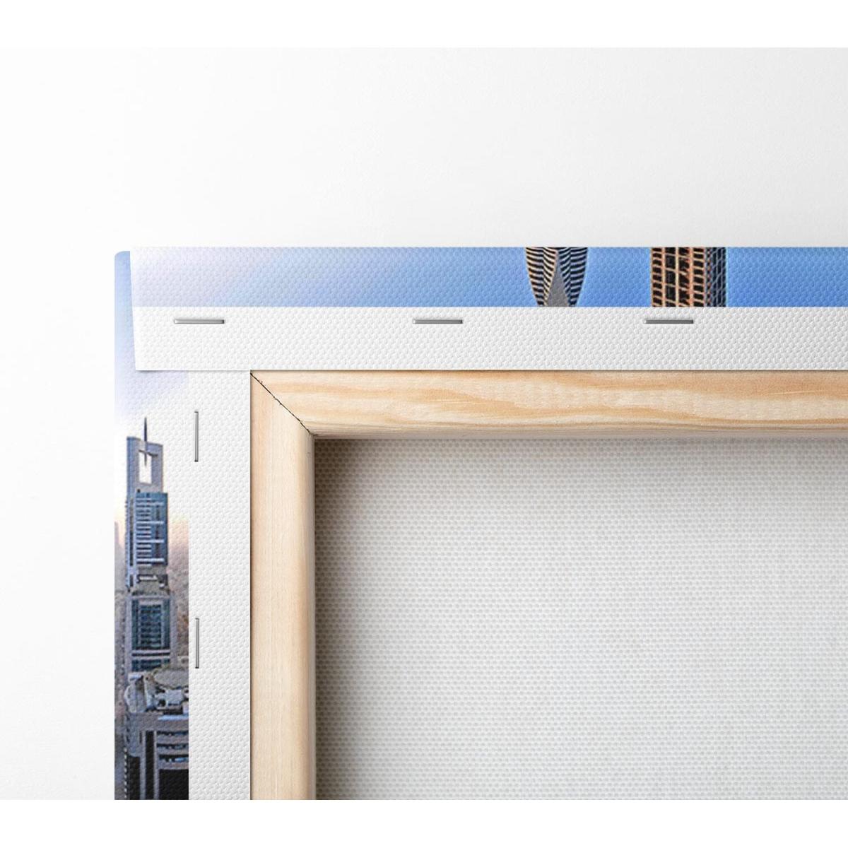 Downtown Dubai Canvas Print Wall Art - Yellow / 66.04cm – image 3