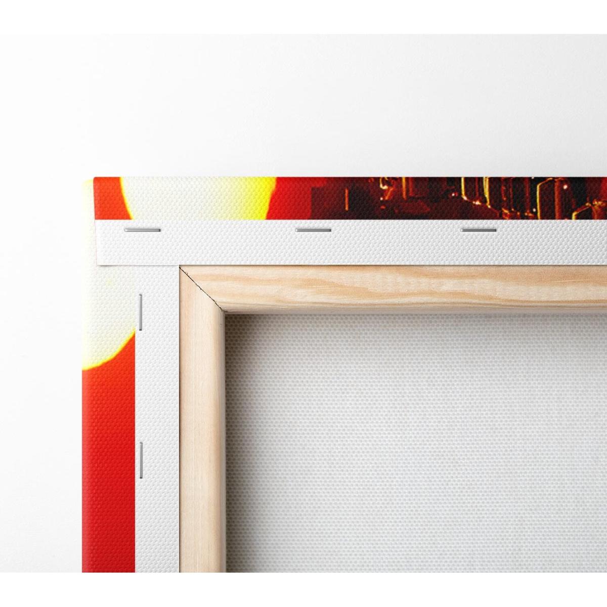 Los Angeles Highway Sun Blaze Canvas Print Wall Art - Yellow / 66.04cm – image 2