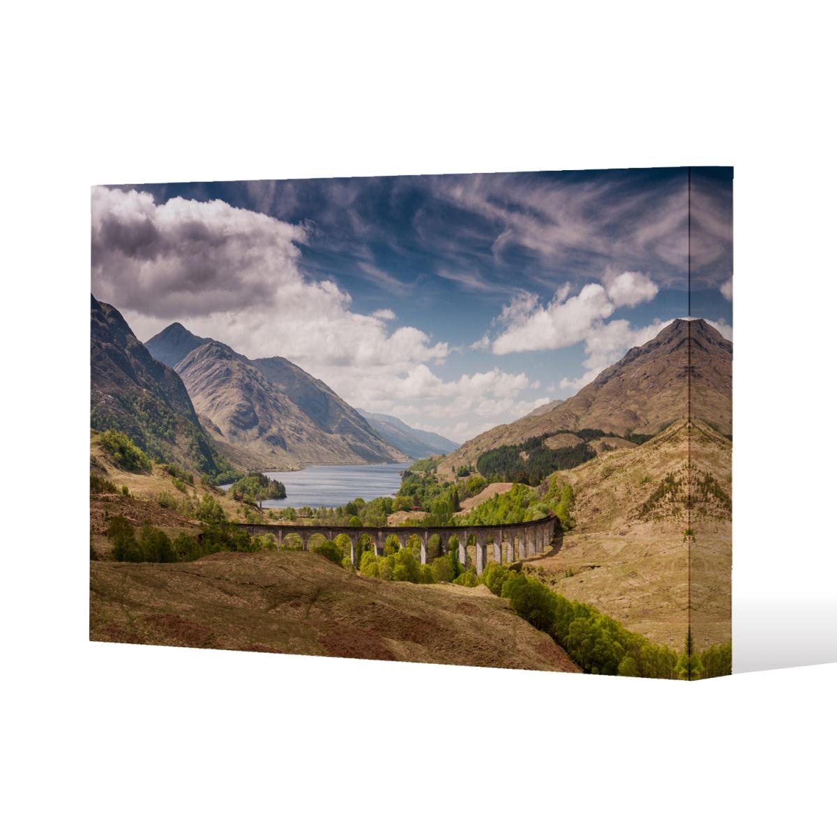 The Glenfinnan Viaduct Canvas Print - Green / 114cm / 77cm – image 2