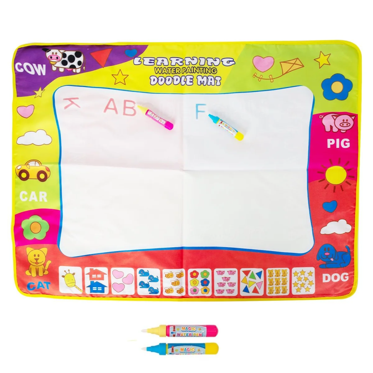Water Painting Aqua Doodle Mat with Accessories - Red – image 4