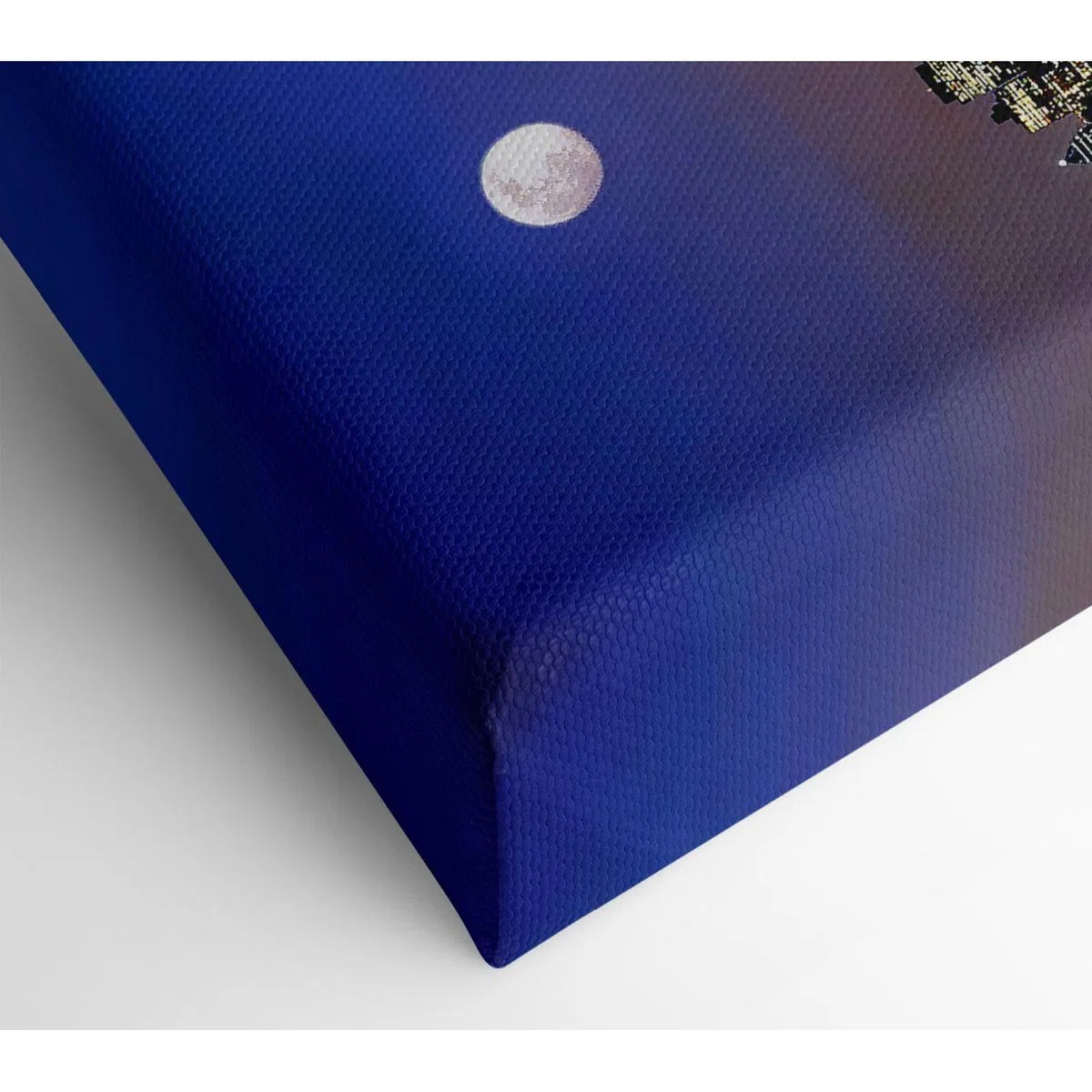 Moon Over Manhattan Canvas Print Wall Art - Yellow / 50.8cm – image 2