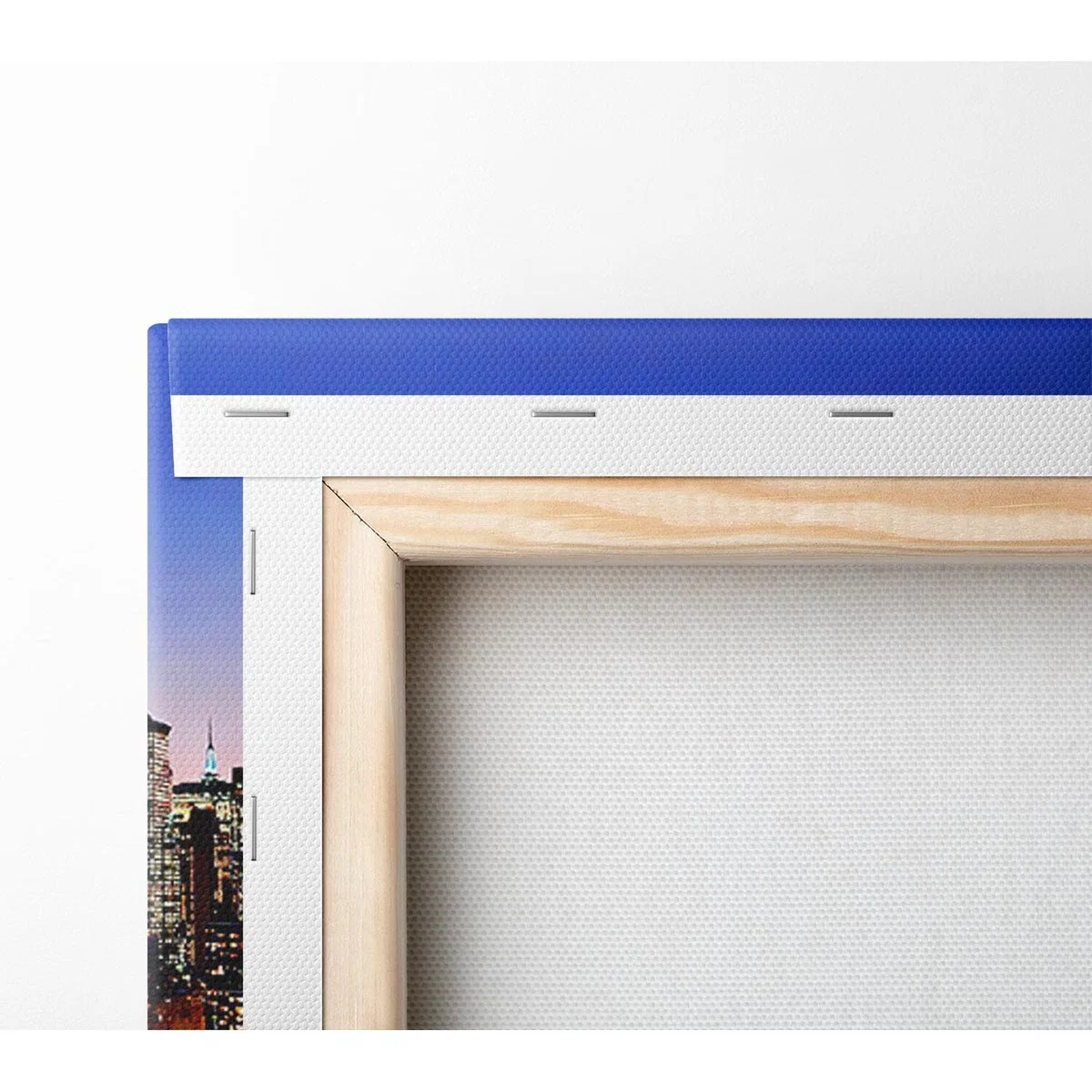 Moon Over Manhattan Canvas Print Wall Art - Yellow / 50.8cm – image 3