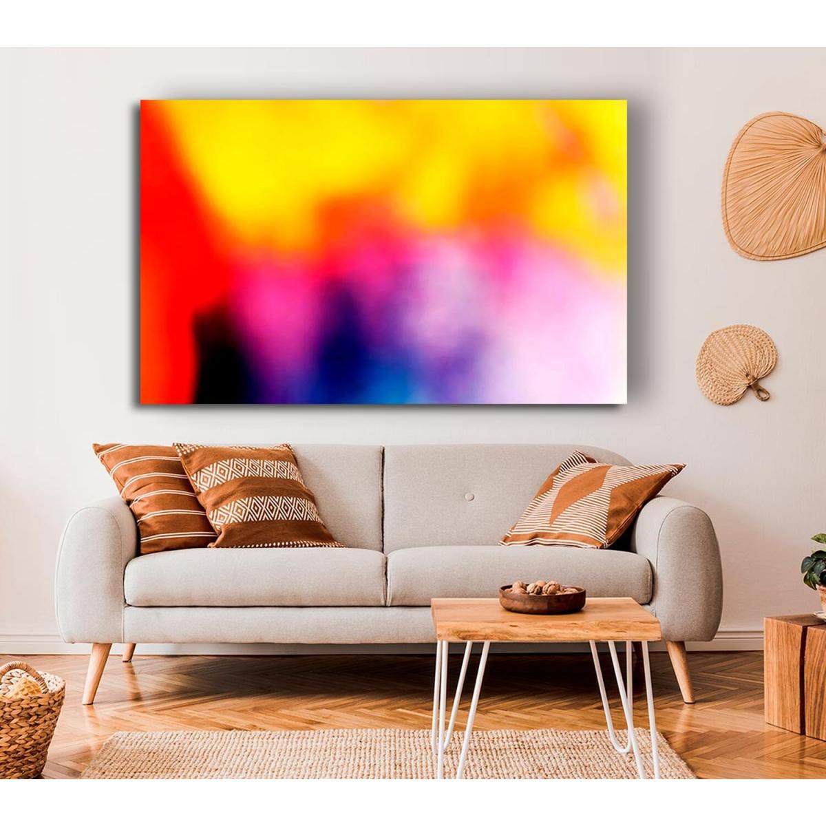 Rainbow Mist Canvas Print Wall Art - Yellow / 66.04cm – image 4