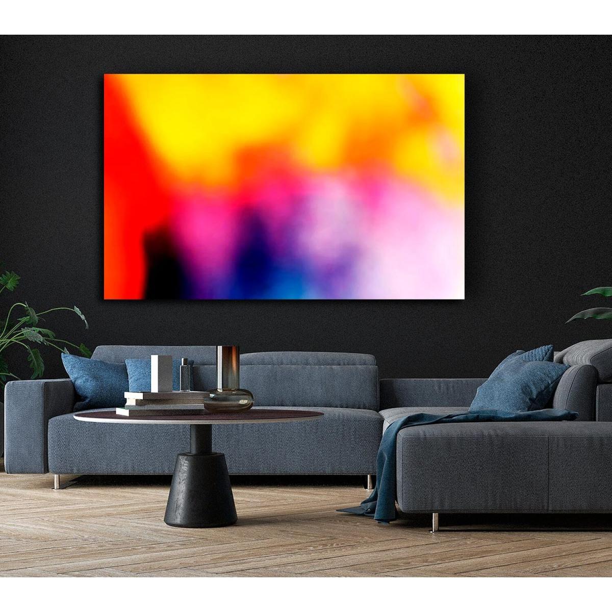 Rainbow Mist Canvas Print Wall Art - Yellow / 66.04cm – image 6