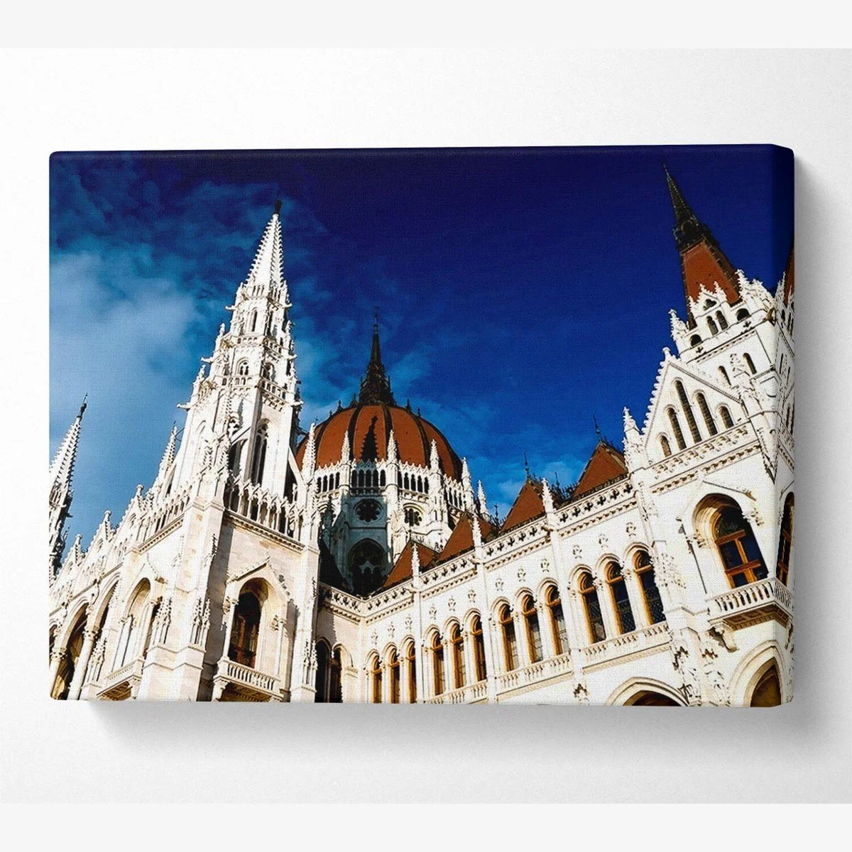 Budapest Hungary Canvas Print Wall Art - Yellow / 101.6cm – image 1