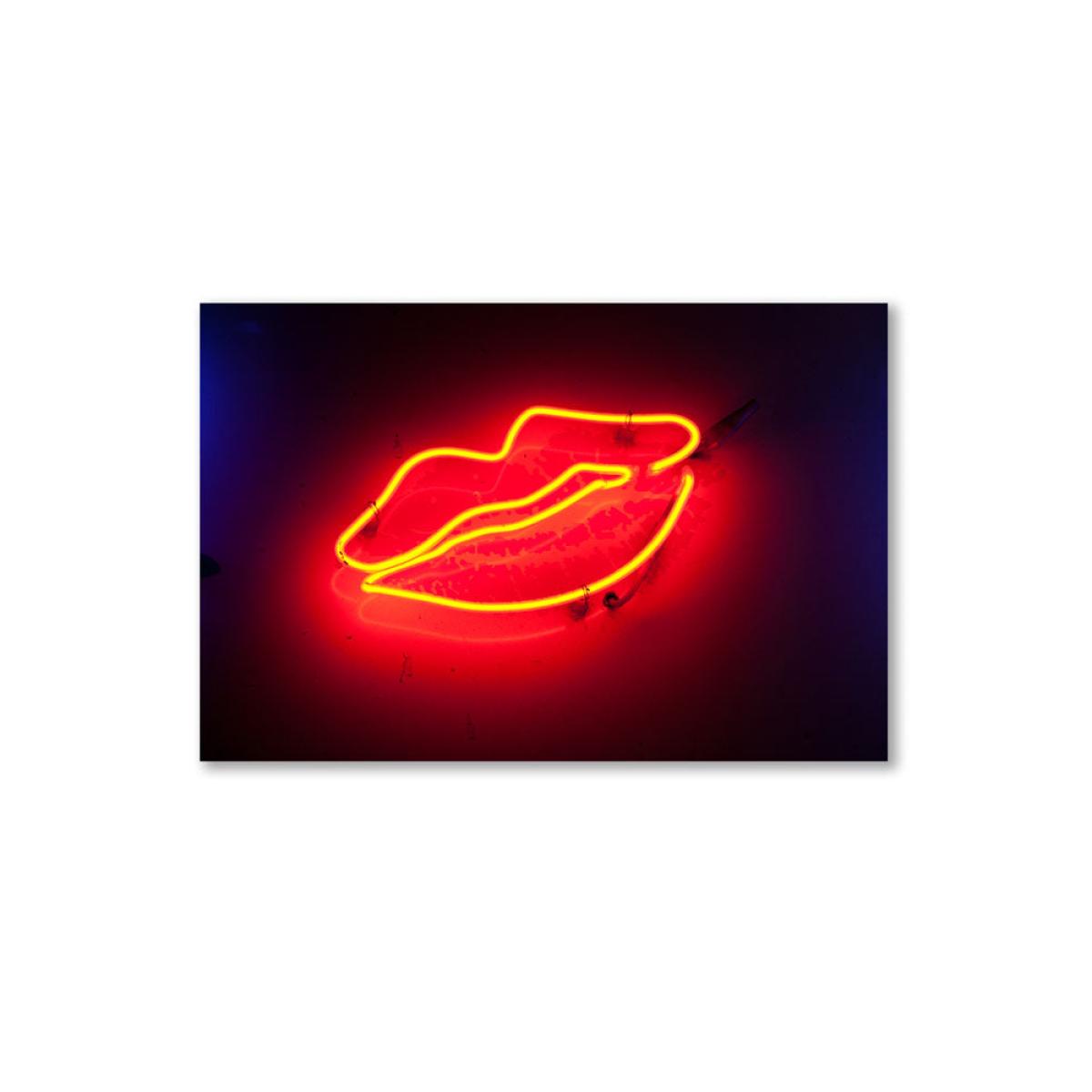 Unframed Lips Neon Art Print – image 5