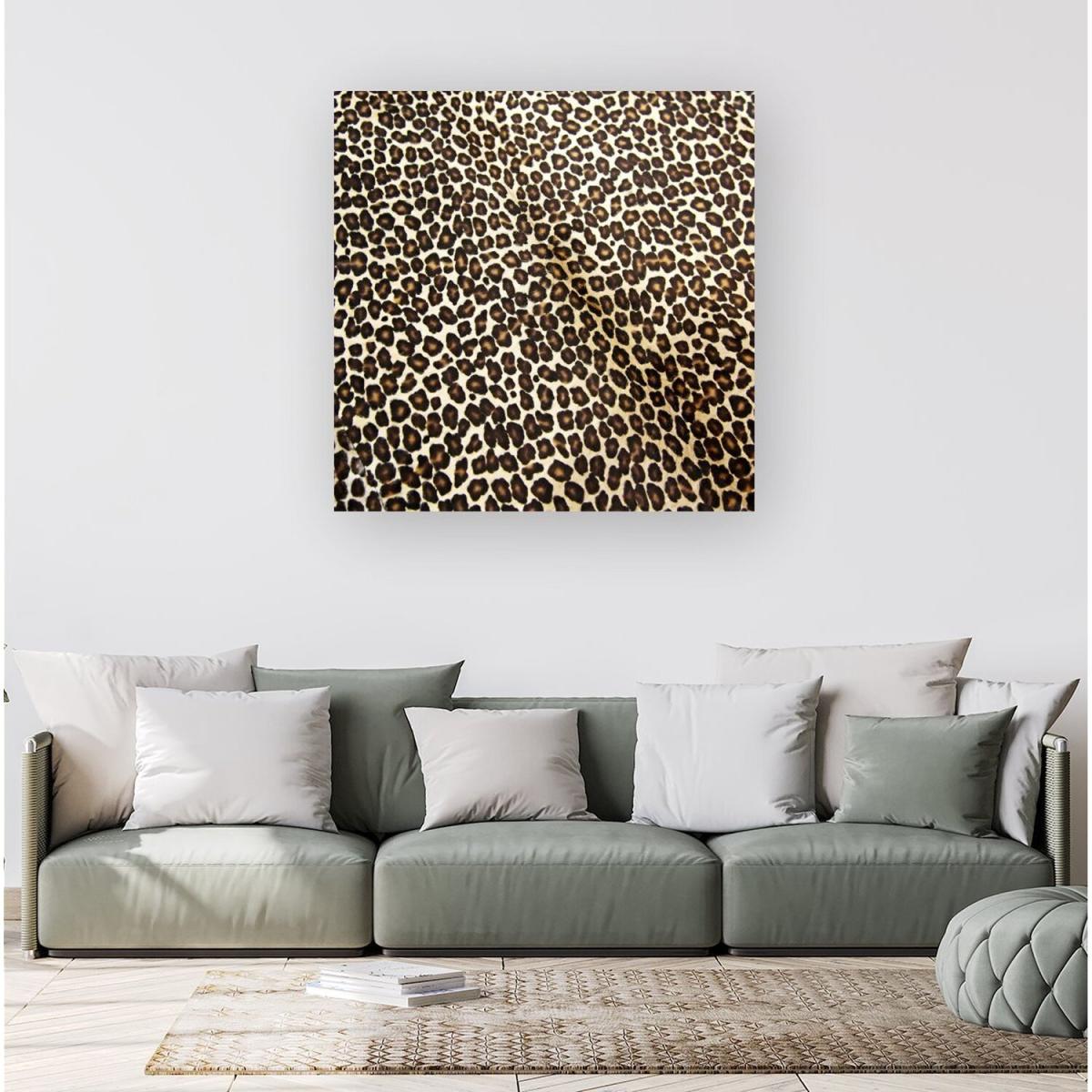 Leopard Hide Print Canvas Print - Brown / Medium – image 4