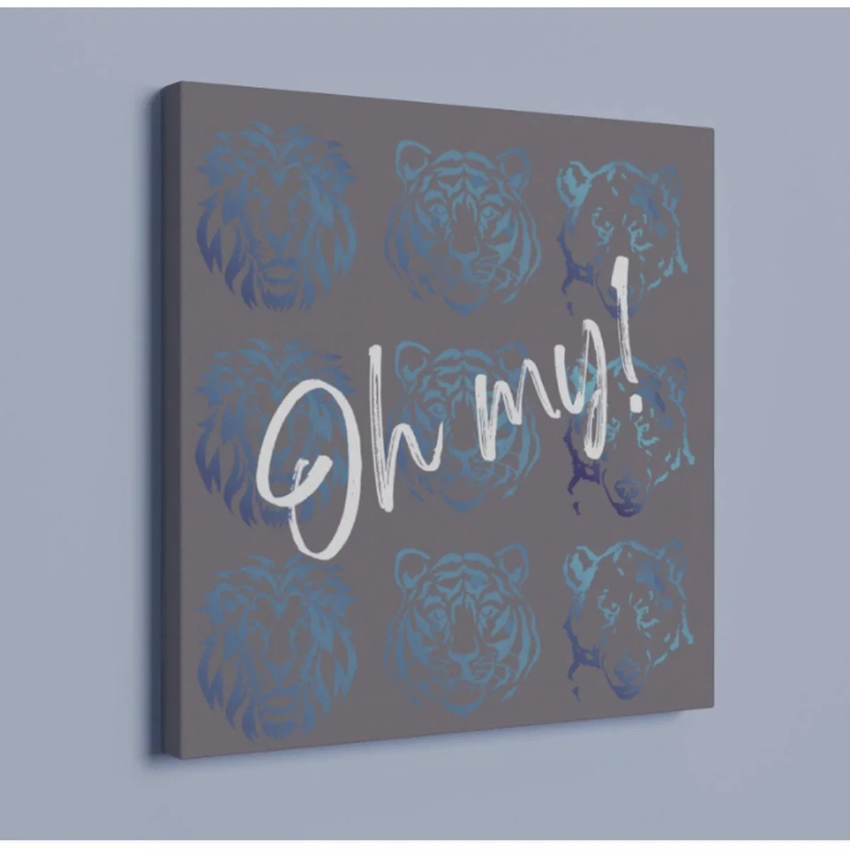 Lions, Tigers and Bears, oh my! - Grey/Blue – image 2